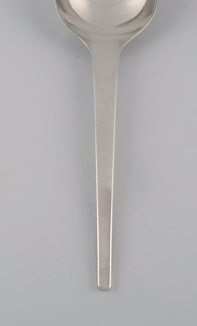 Georg Jensen Caravel large serving spoon in sterling silver. Two pieces in stock. - 3