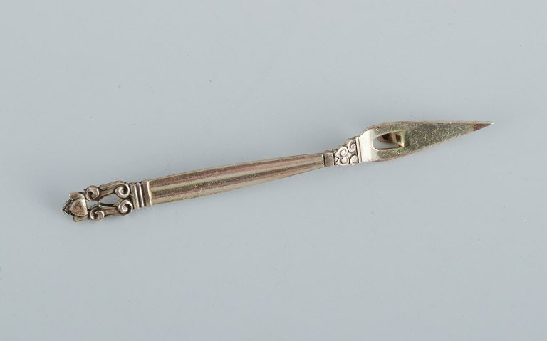 Georg Jensen, a set of eleven rare Acorn cocktail picks. - 2