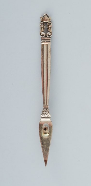 Georg Jensen, a set of eleven rare Acorn cocktail picks. - 3