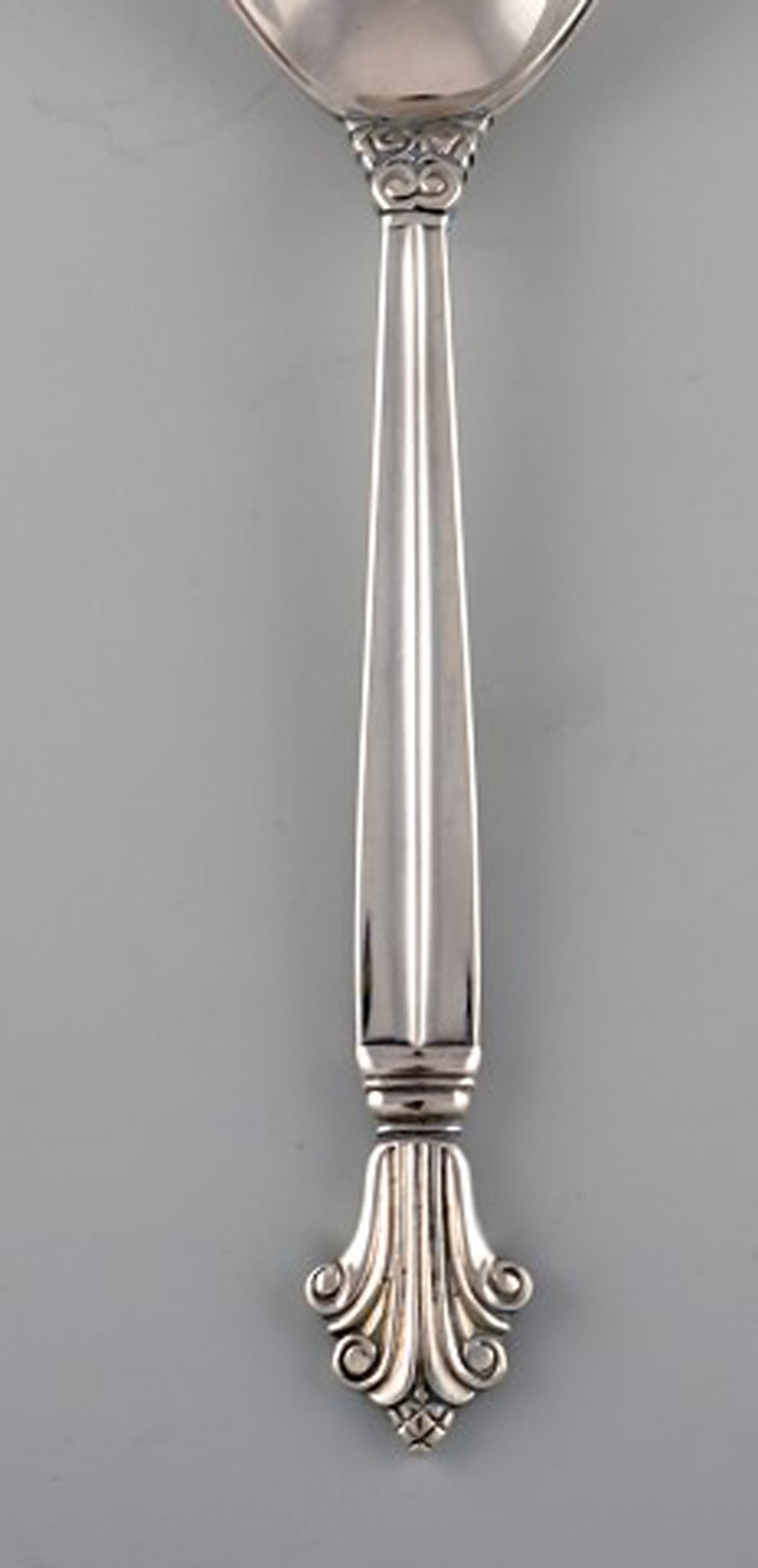 Johan Rohde for Georg Jensen. Early Acanthus gourmet spoon in sterling silver. Dated 1922. - 2