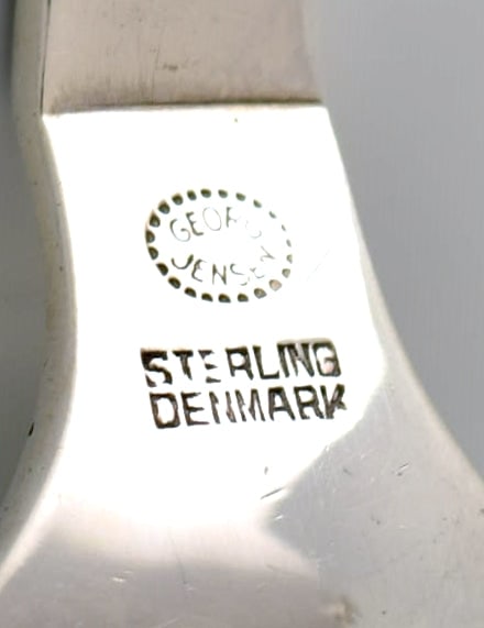 Georg Jensen Continental lunch fork in sterling silver. Seven pcs in stock. - 4