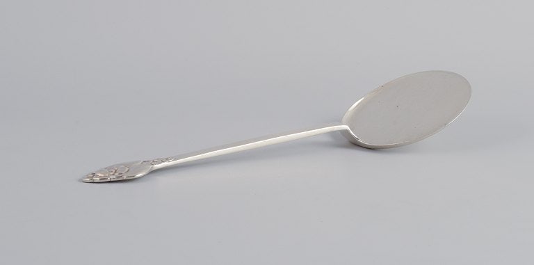 Evald Nielsen, Denmark, Art Nouveau serving spade in Danish 830 silver. Denmark 1927. - 2