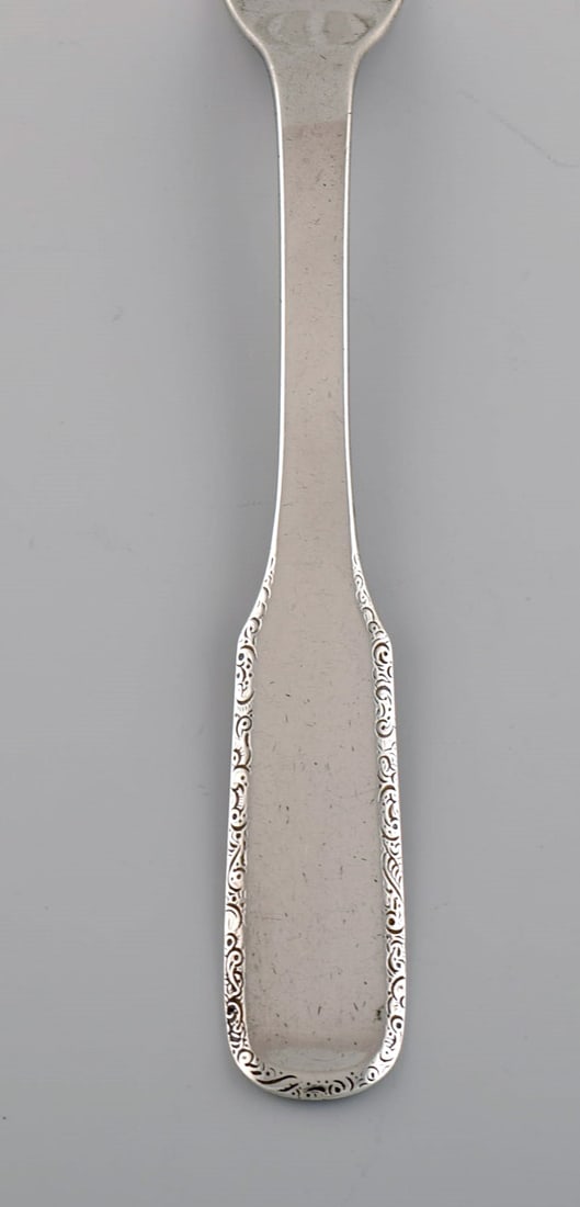Evald Nielsen Number 25 dinner fork and tablespoon in silver (830). 1920s. - 2