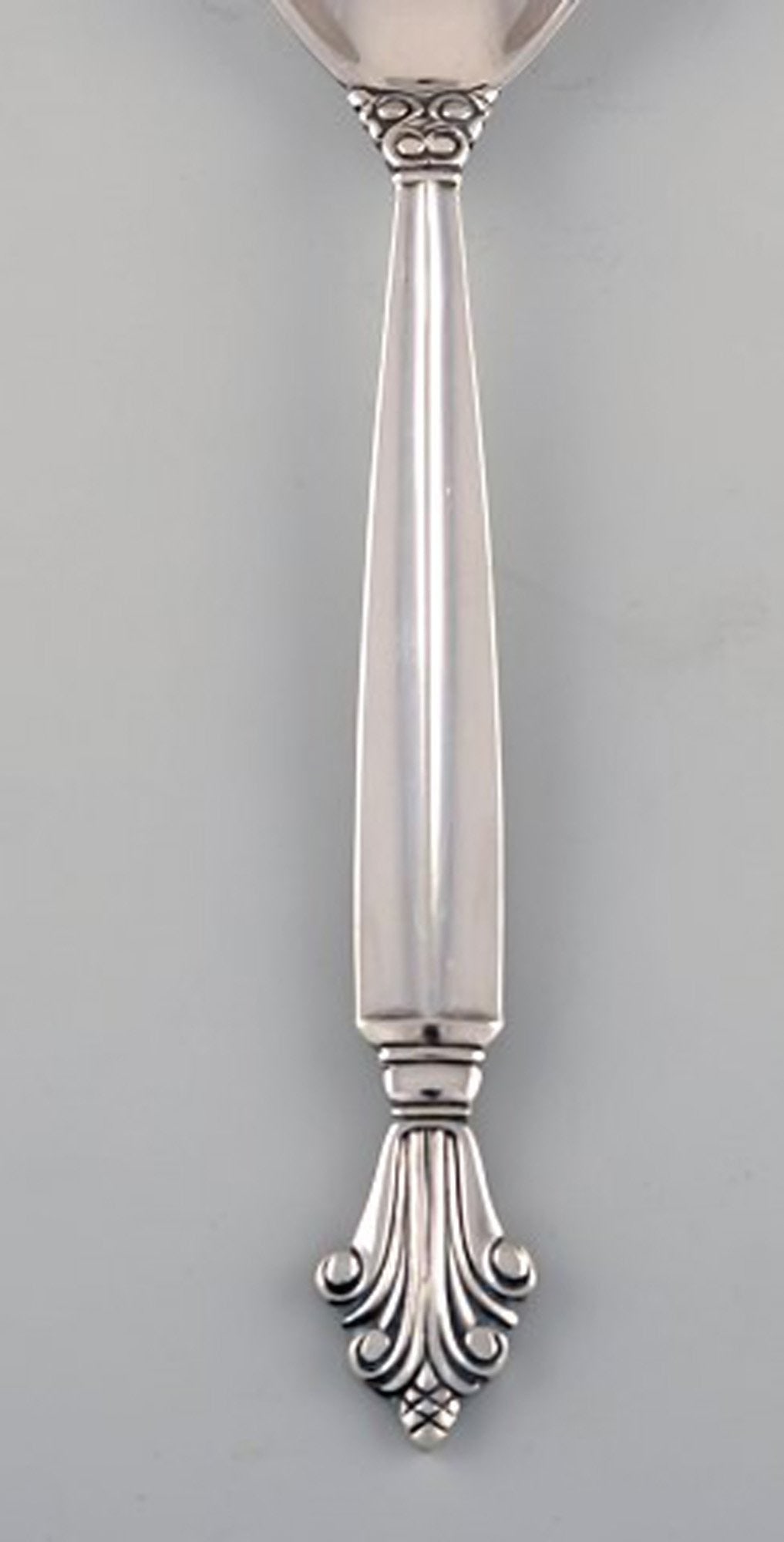 Johan Rohde for Georg Jensen. Early Acanthus jam spoon in sterling silver. Dated 1945-51. - 2