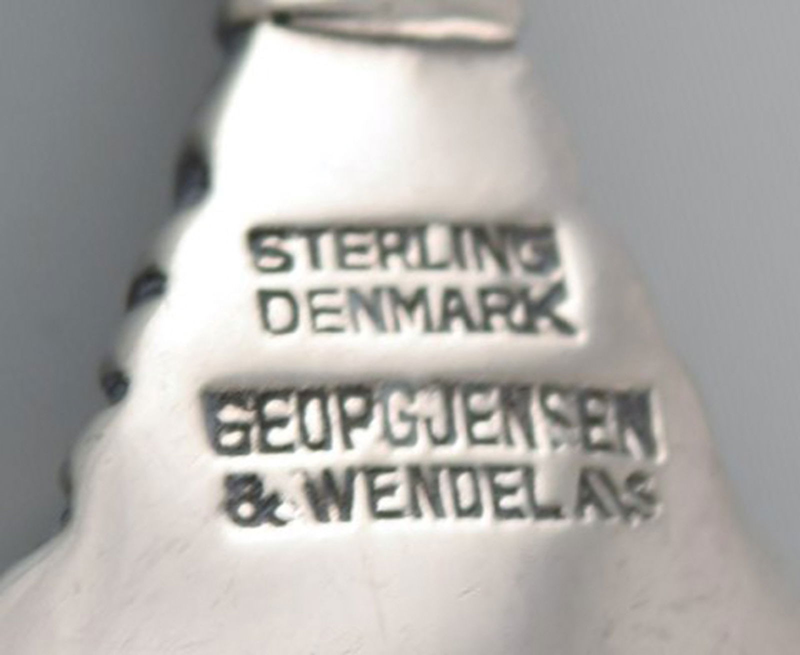 Johan Rohde for Georg Jensen. Early Acanthus jam spoon in sterling silver. Dated 1945-51. - 4