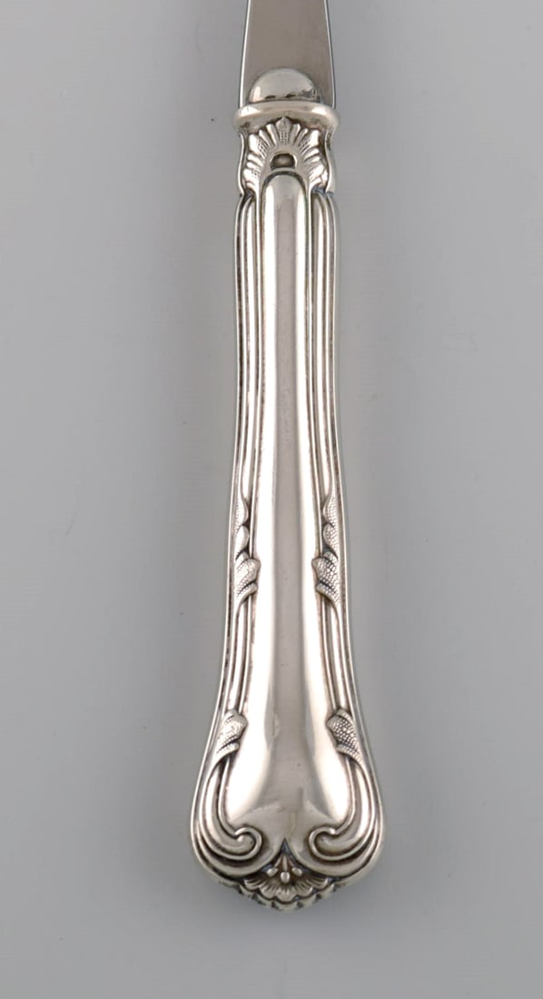 Six Cohr serving parts in silver (830) and stainless steel. Mid 20th century. - 6