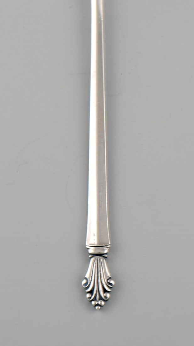 Georg Jensen Acanthus sauce spoon in sterling silver. - 2