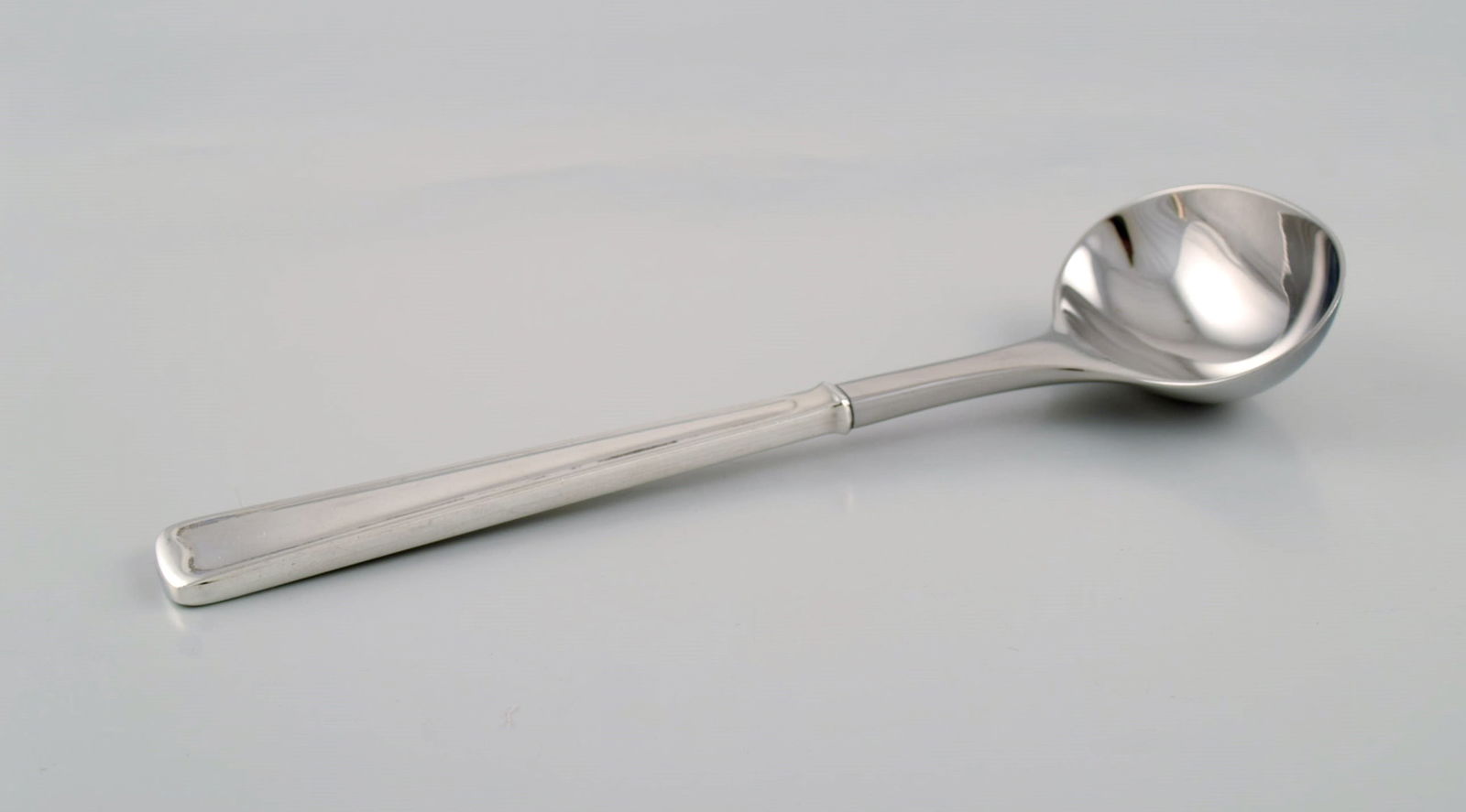 Rare Georg Jensen Koppel cutlery. Dinner service in sterling silver for 10 people. - 4