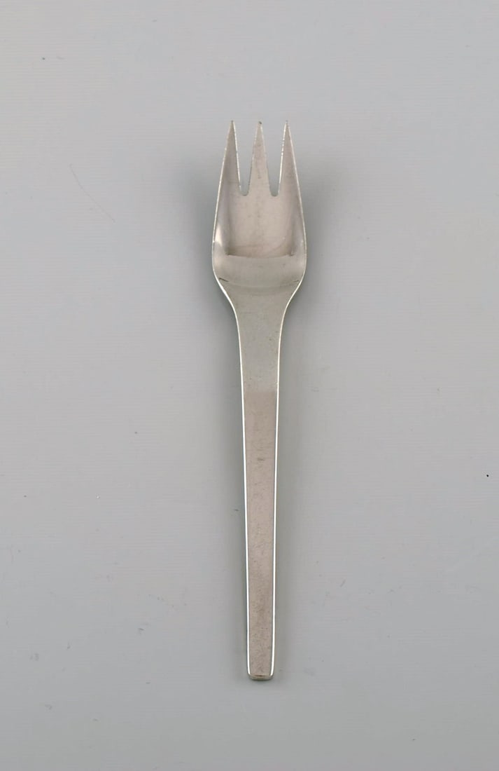 Georg Jensen Caravel pastry fork in sterling silver. 13 pcs in stock. (1 of 4)
