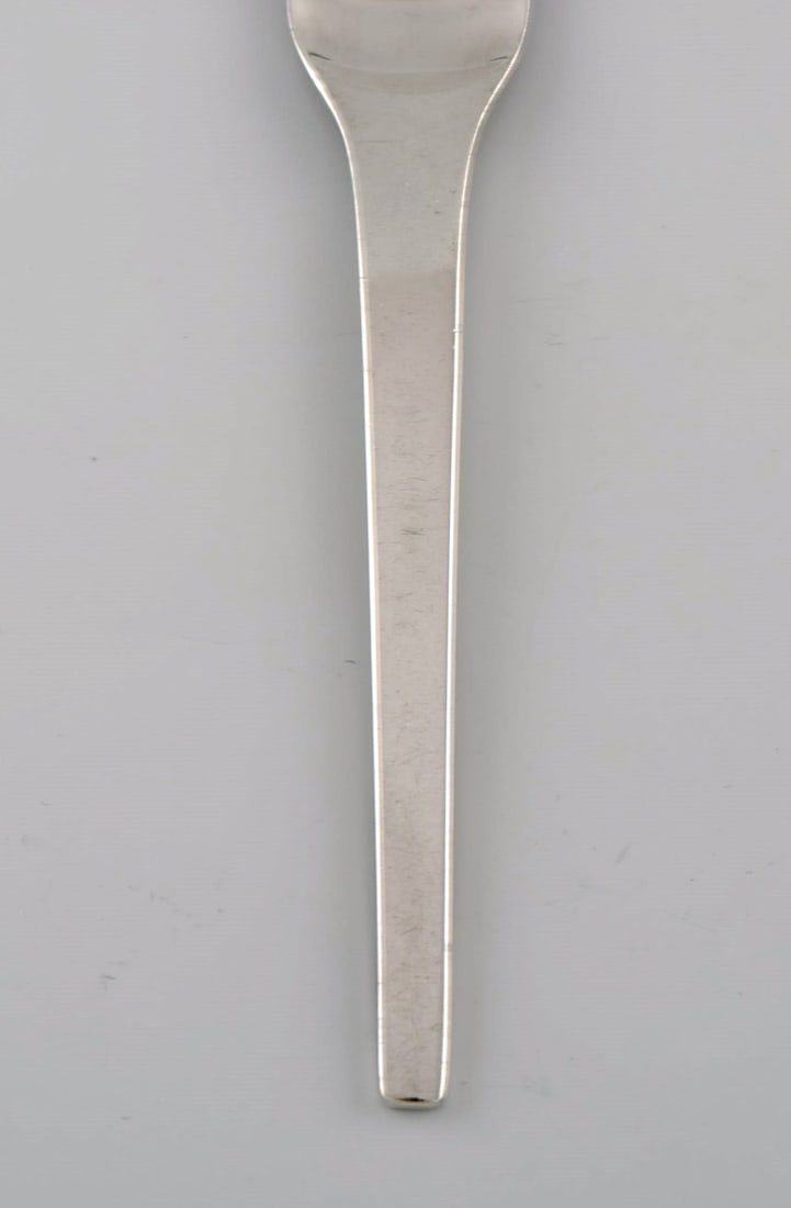 Georg Jensen Caravel pastry fork in sterling silver. 13 pcs in stock. - 3