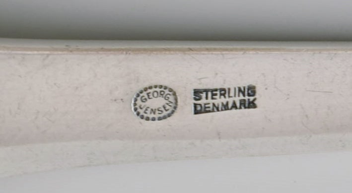 Georg Jensen Caravel pastry fork in sterling silver. 13 pcs in stock. - 4