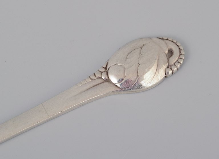 Evald Nielsen, rare Art Nouveau lobster fork in silver. Model number 10. - 2