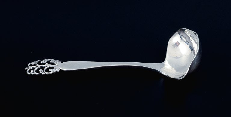 Danish silversmith, complete dinner service for six people. A total of 20 pieces. - 5