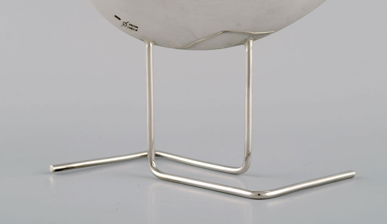 Prudenci Sanchez, Catalan silversmith. Modernist / abstract unique sculpture in sterling silver. - 5