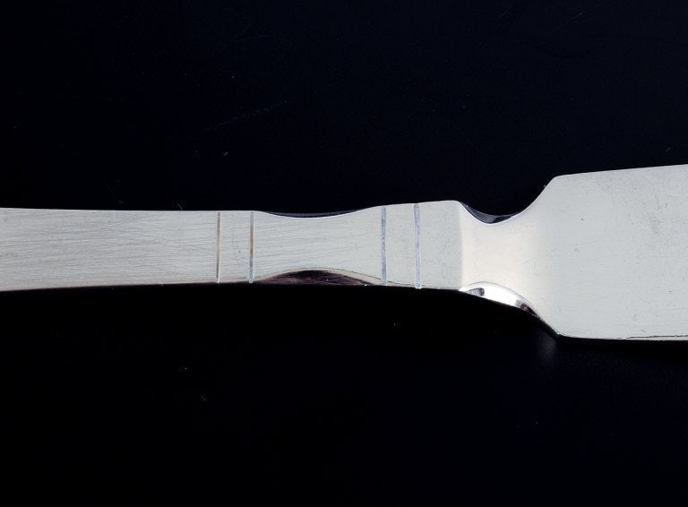 Georg Jensen, Continental, fish knife in sterling silver. - 3