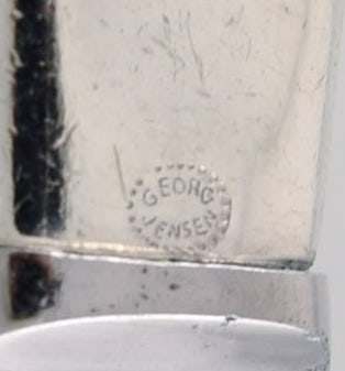 Georg Jensen Cypress lunch knife in sterling silver and stainless steel. - 4