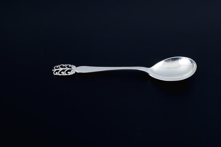 Danish silversmith, three sugar spoons. Danish 830 silver. - 3