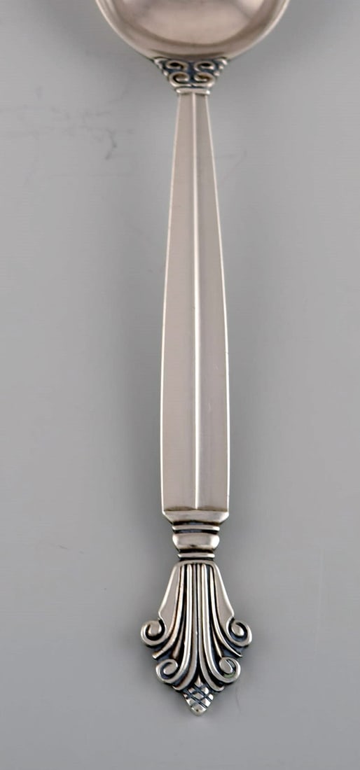 Georg Jensen Acanthus spoon in sterling silver. - 2