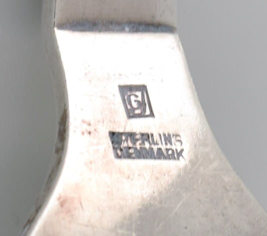 Georg Jensen Continental lunch fork in sterling silver. Dated 1933-44. - 4