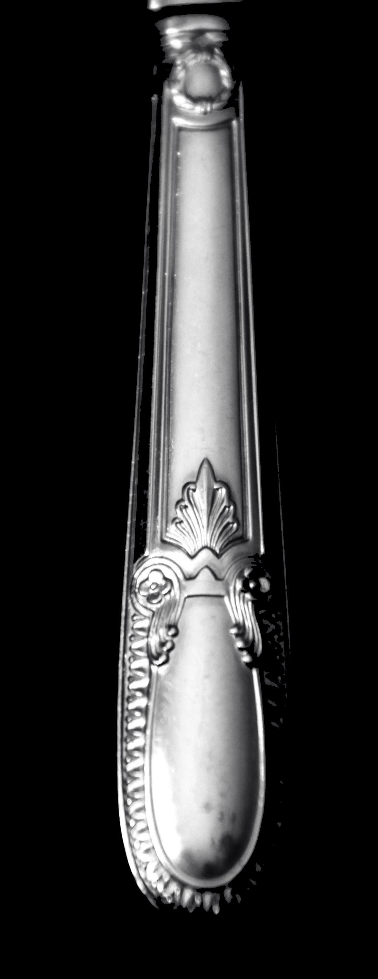 HENIN - 138pc LOUIS XVI ANTIQUE FRENCH 950 STERLING SILVER FLATWARE SET - 13