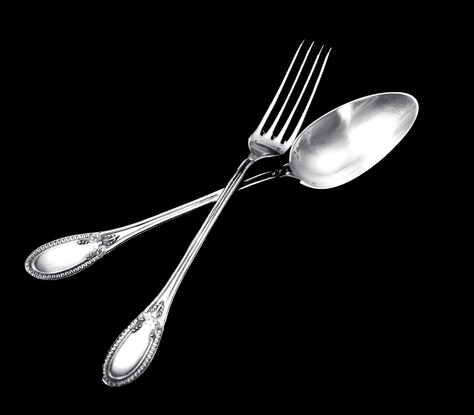 HENIN - 138pc LOUIS XVI ANTIQUE FRENCH 950 STERLING SILVER FLATWARE SET - 7