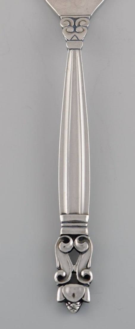 Georg Jensen Acorn fish fork in sterling silver. - 2