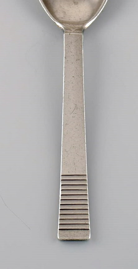 Georg Jensen Parallel / Relief. Teaspoon in sterling silver. Dated 1933-44. - 2