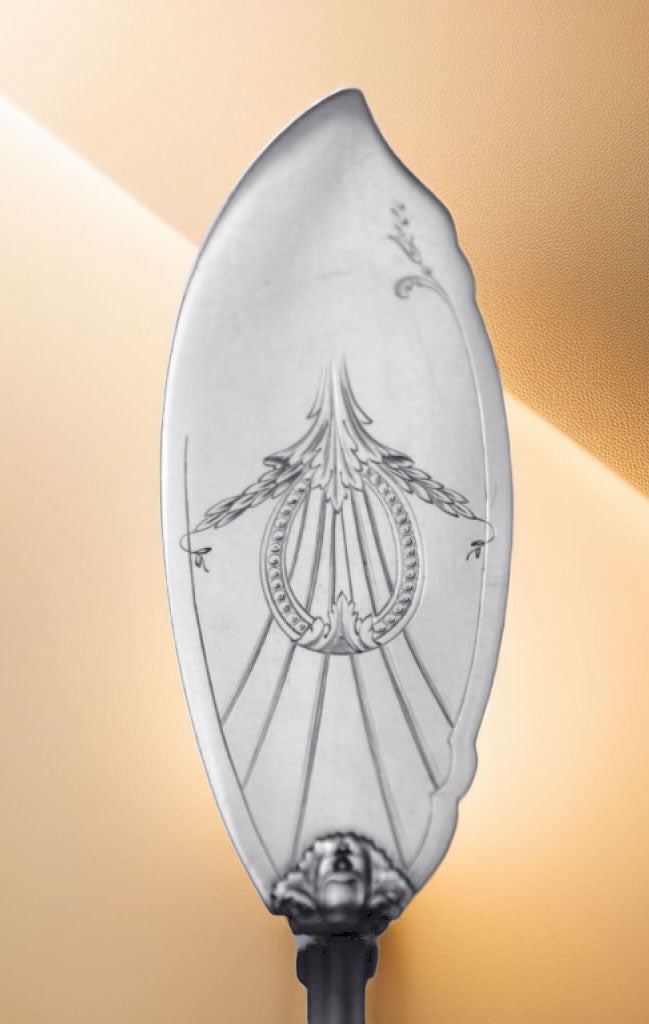 Claude Doutre Roussel - 22 Sterling Silver 19th Century Louis XVI Flatware Serving Pieces, No - 13