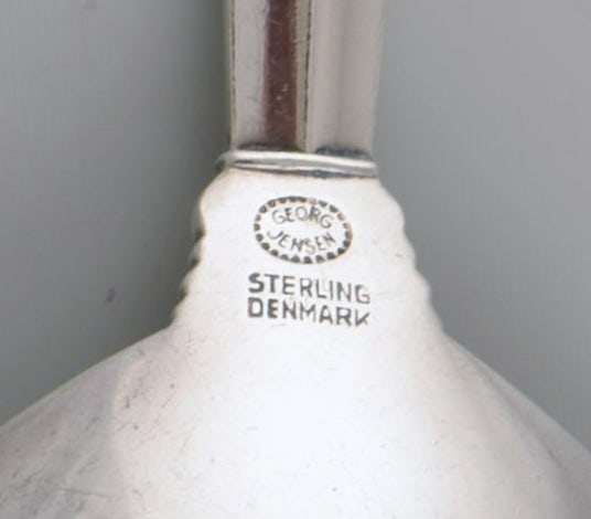 Georg Jensen Acanthus salad set in sterling silver. - 4