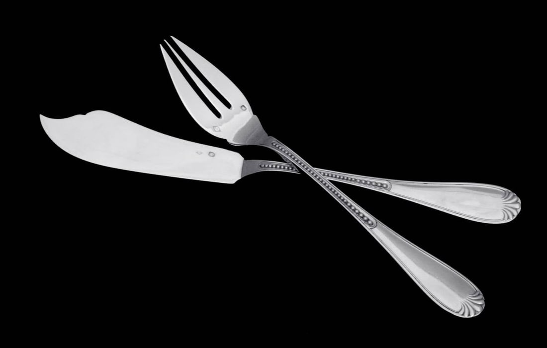 ESCHWEGE 273pc FRENCH NAPOLEON III STERLING SILVER FLATWARE SET CHEST 1900-1949 - 12