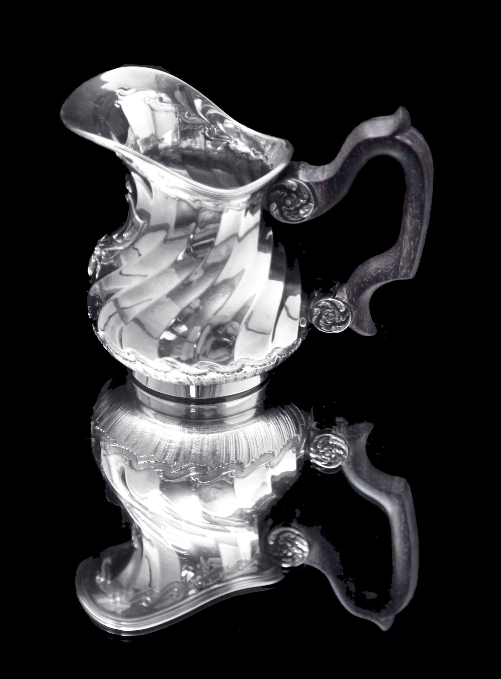 Christofle (Cardeilhac) - 4pc. Antique French Louis XVISterling Silver Tea Set + Serving Tray ! - 7