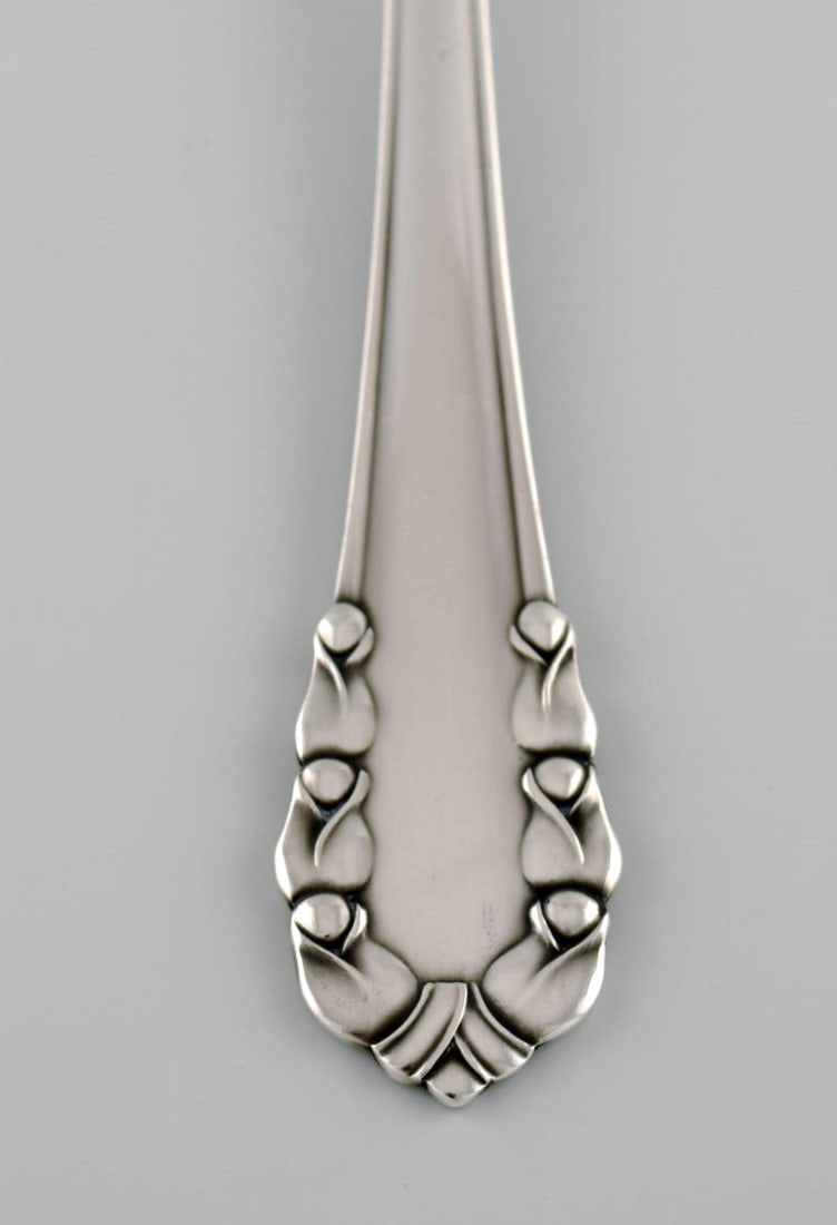 Georg Jensen Lily of the Valley serving spade in sterling silver. Dated 1933-1944. - 3