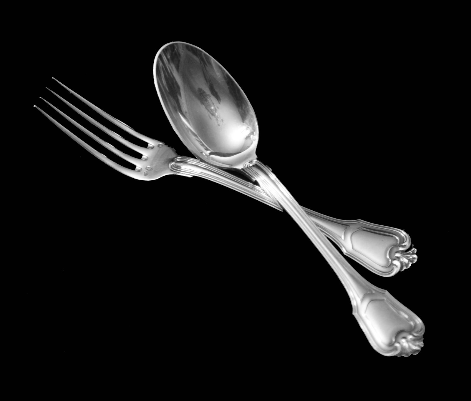 Christofle (Cardeilhac) 88pc. Antique Sterling Silver Flatware Set, Germain Port Royal ! - 3