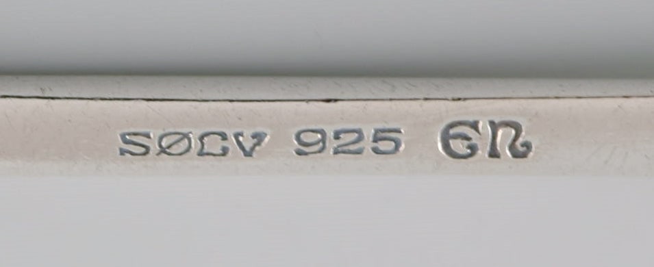 Evald Nielsen teaspoon in sterling silver. 1920s. - 4