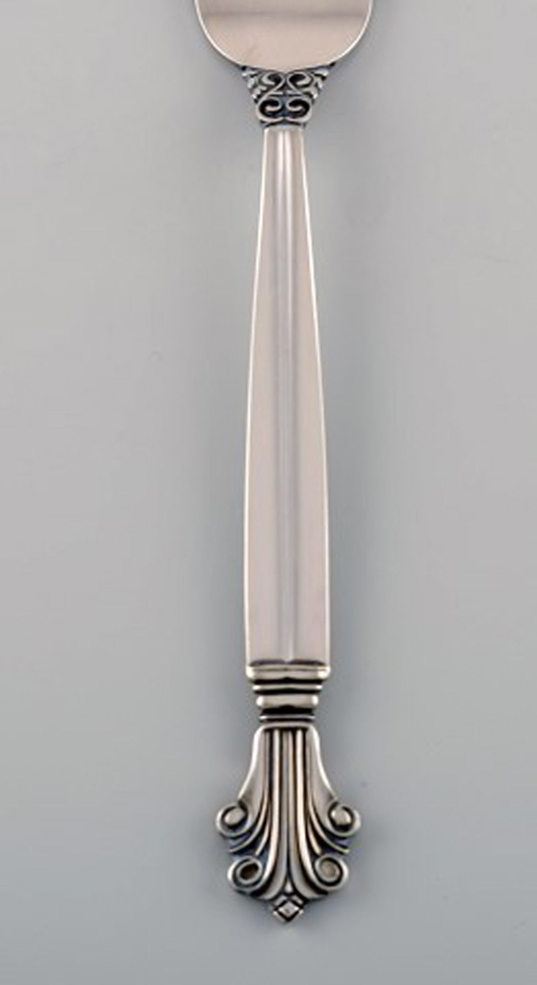 Johan Rohde for Georg Jensen. Acanthus lunch fork in sterling silver. Two pieces in stock. - 2