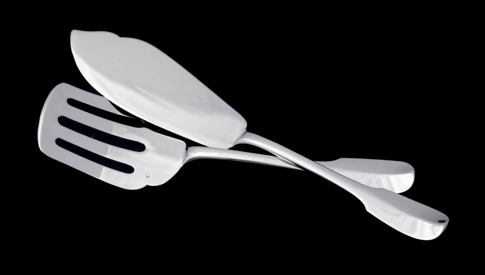 French Antique 19th Century Set of 9 Sterling Silver Flatware Serving Pieces - MAGNIFICENT ! - 4