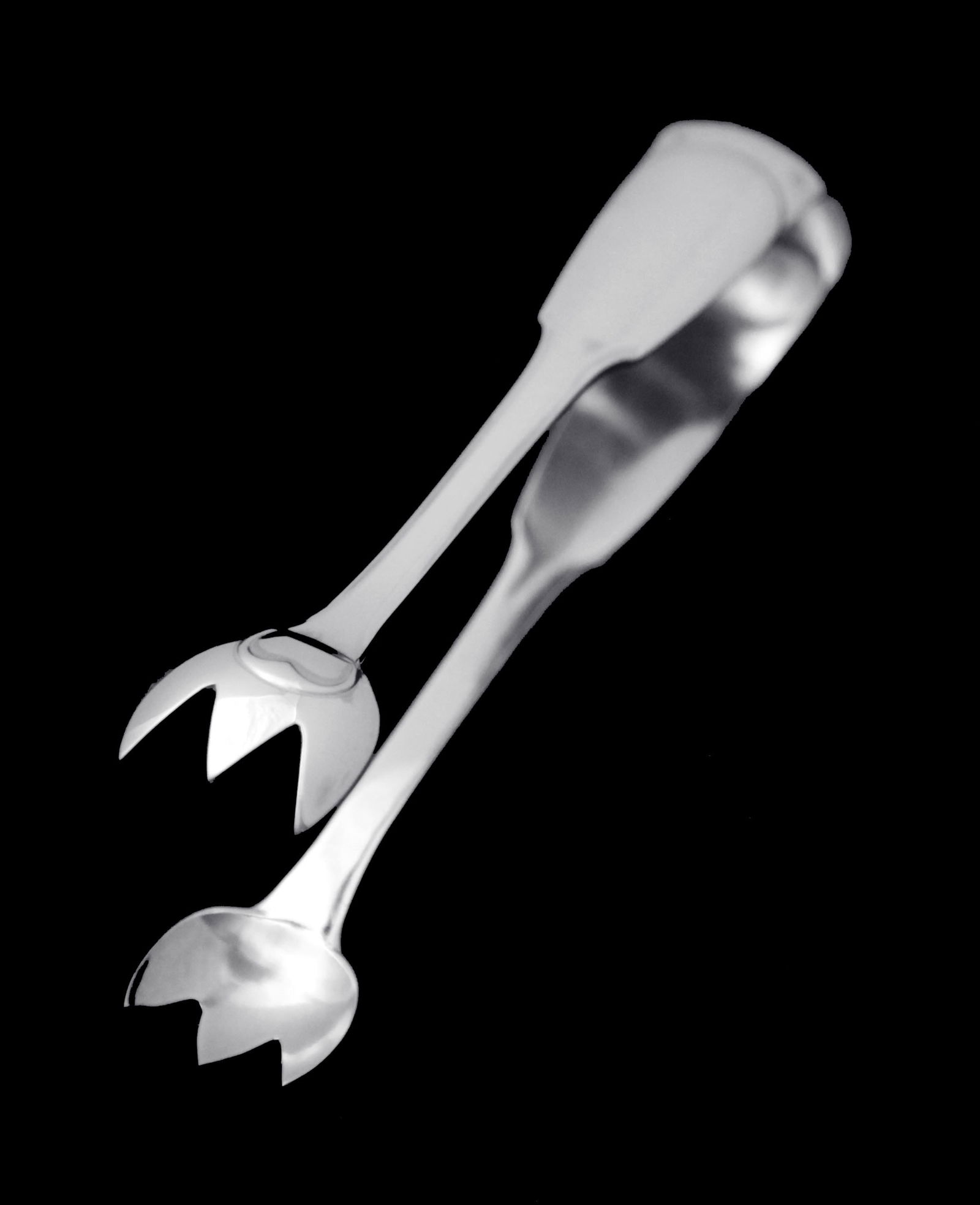 French Antique 19th Century Set of 9 Sterling Silver Flatware Serving Pieces - MAGNIFICENT ! - 8