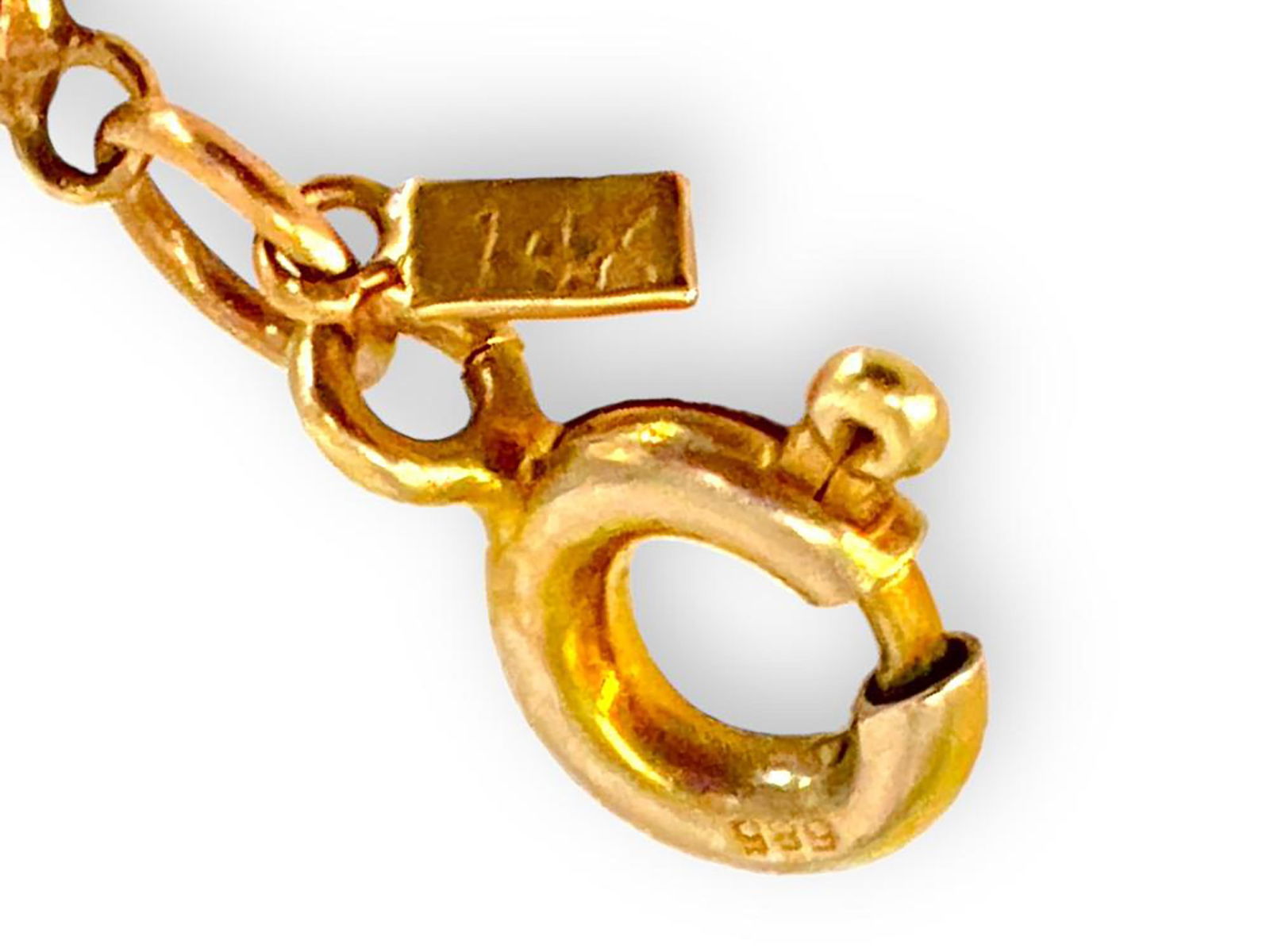 Vintage 14 Karat Yellow Gold Multi-Gemstone Bracelet - 7