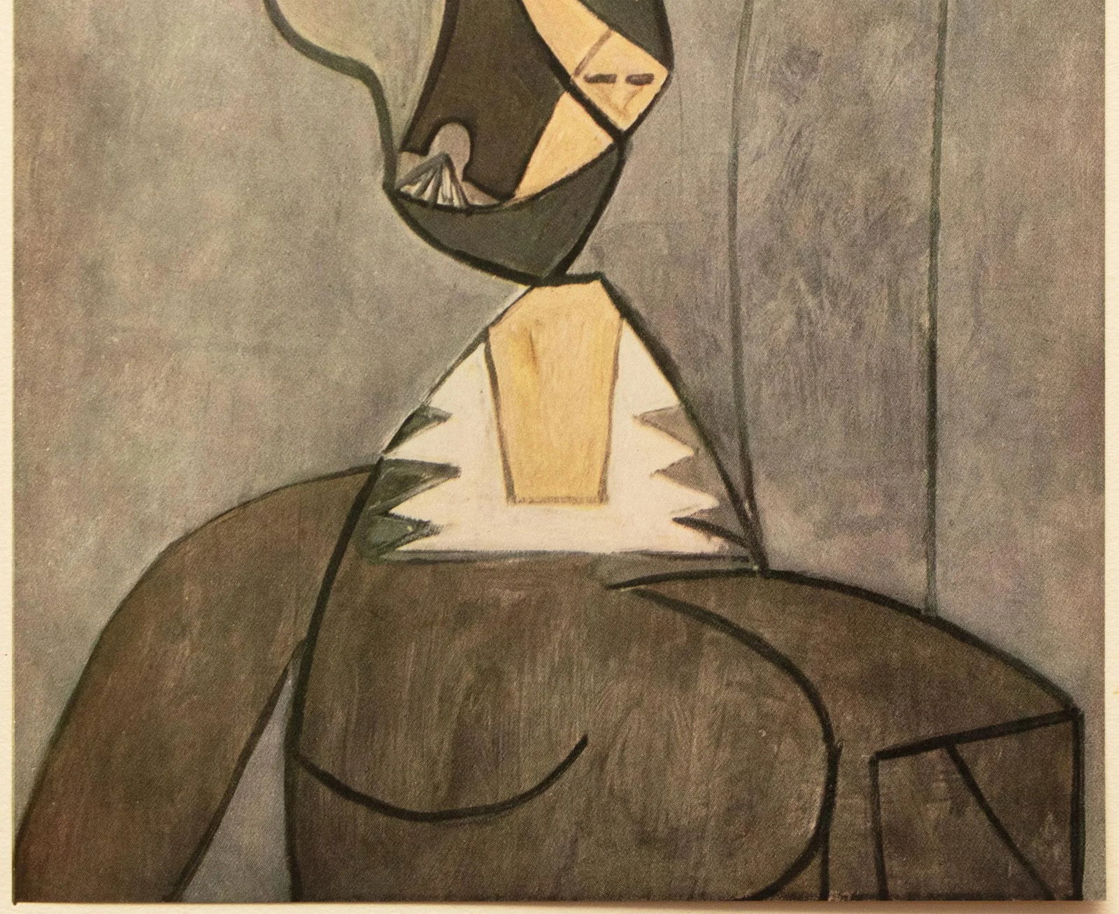 1940s After Pablo Picasso "Woman in a Hat", Limited Edition Period Parisian Offset Lithograph - 4