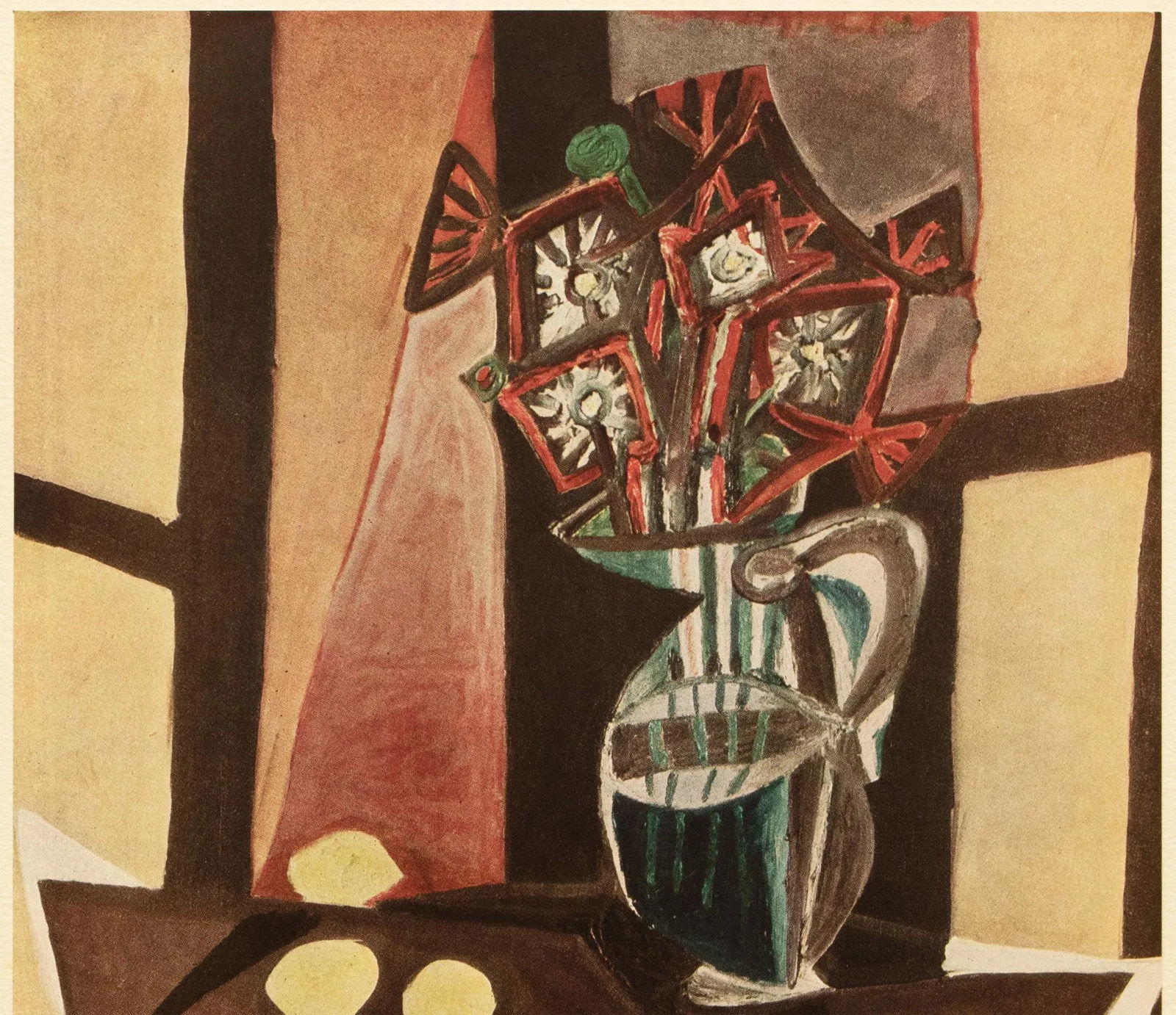 1943 After P. Picasso "Nature Morte", First Edition Period Offset Lithograph - 3