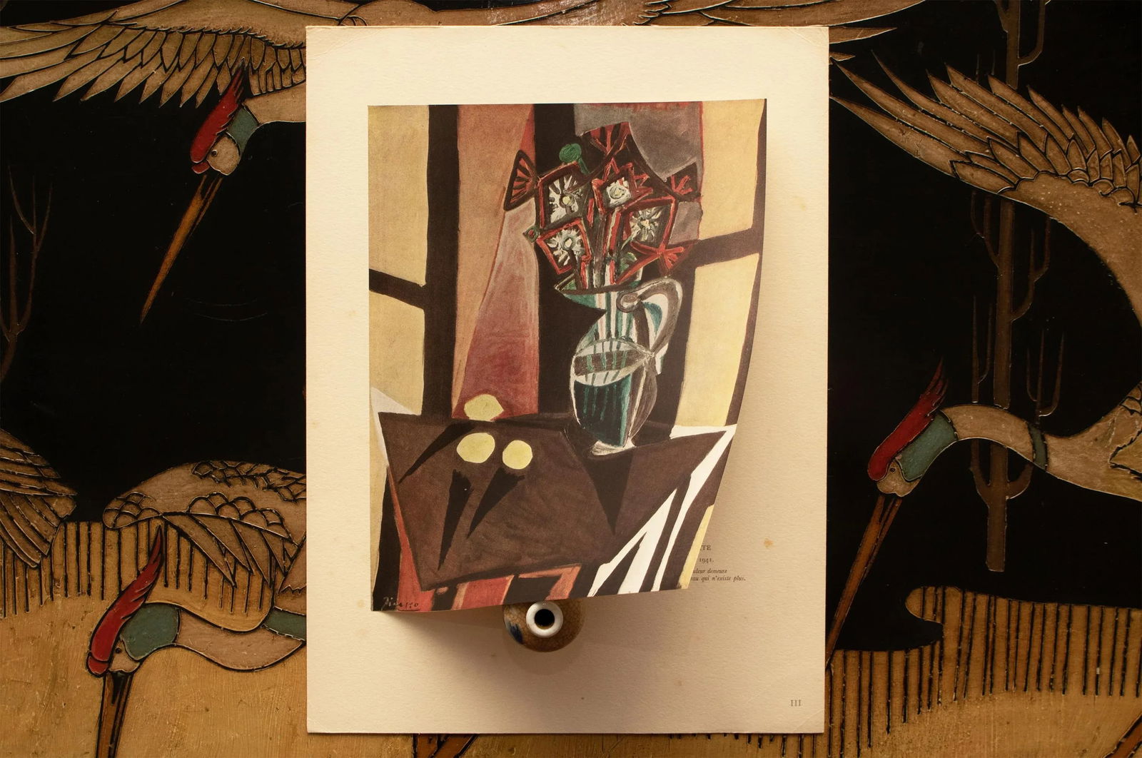 1943 After P. Picasso "Nature Morte", First Edition Period Offset Lithograph - 7