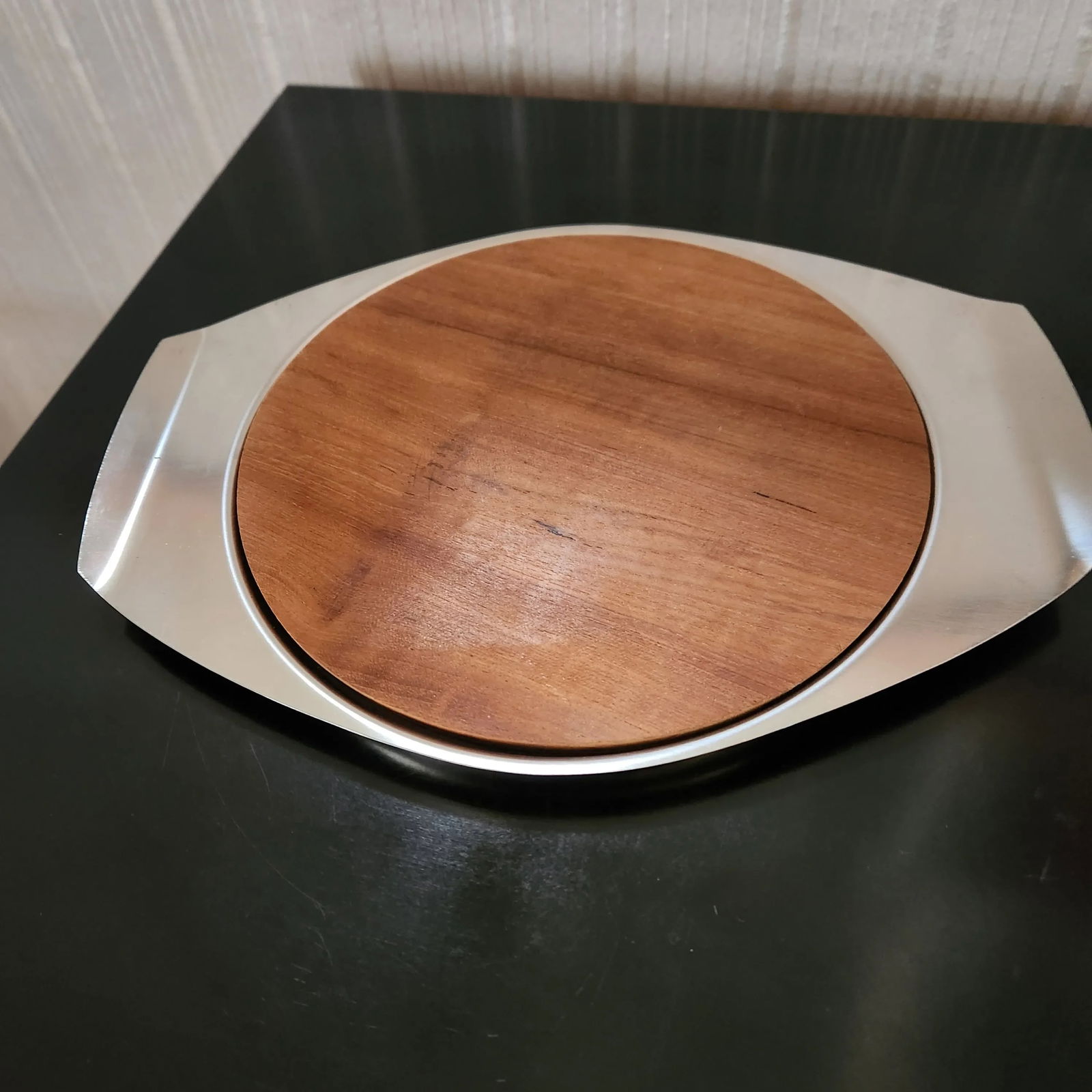 1960s Modern Hostess Cheese Board and Butter Dish Set Japan - 5