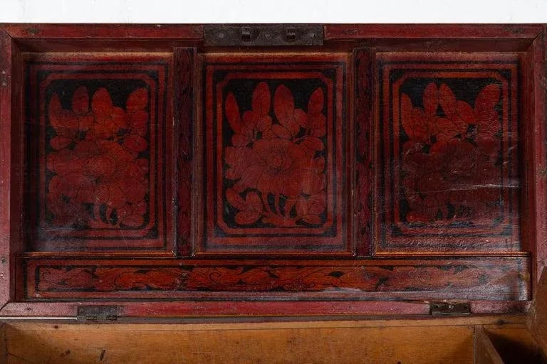 20th Century Asian Wooden Trunk - 10