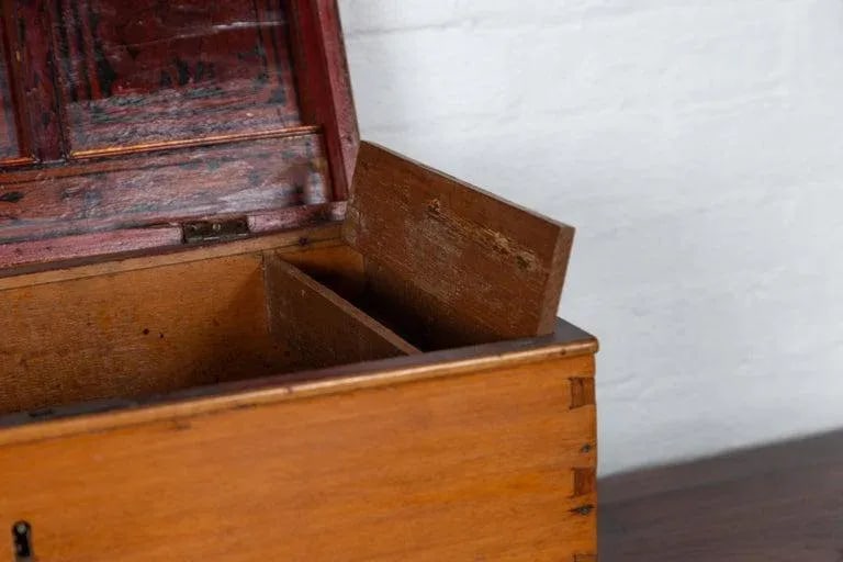 20th Century Asian Wooden Trunk - 11