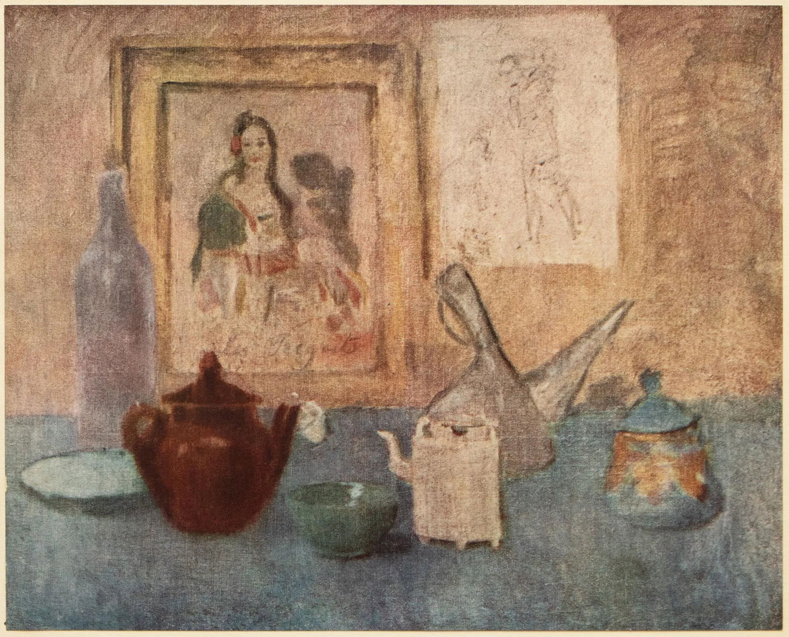 1948 After Pablo Picasso, "Still Life on the Board" First Edition Period Offset Lithograph - 2