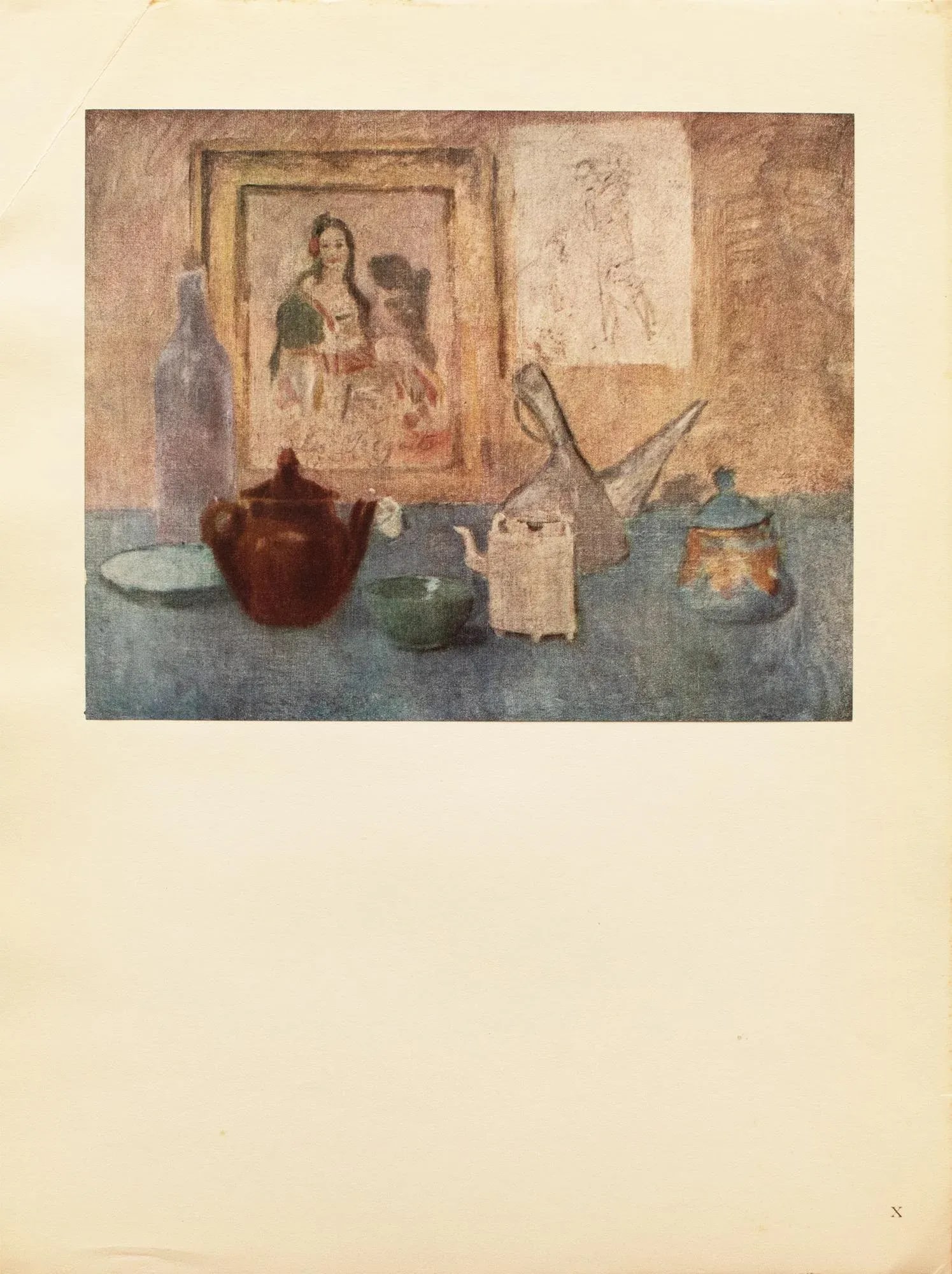1948 After Pablo Picasso, "Still Life on the Board" First Edition Period Offset Lithograph - 3