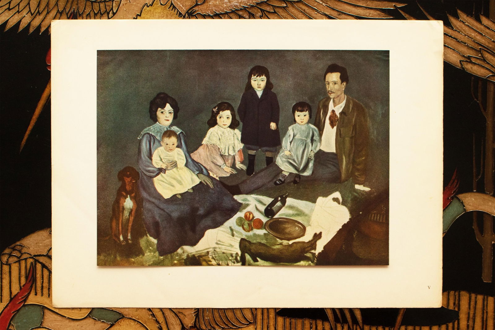 1948 After P. Picasso "The Soler Family" First Edition Period Offset Lithograph - 4
