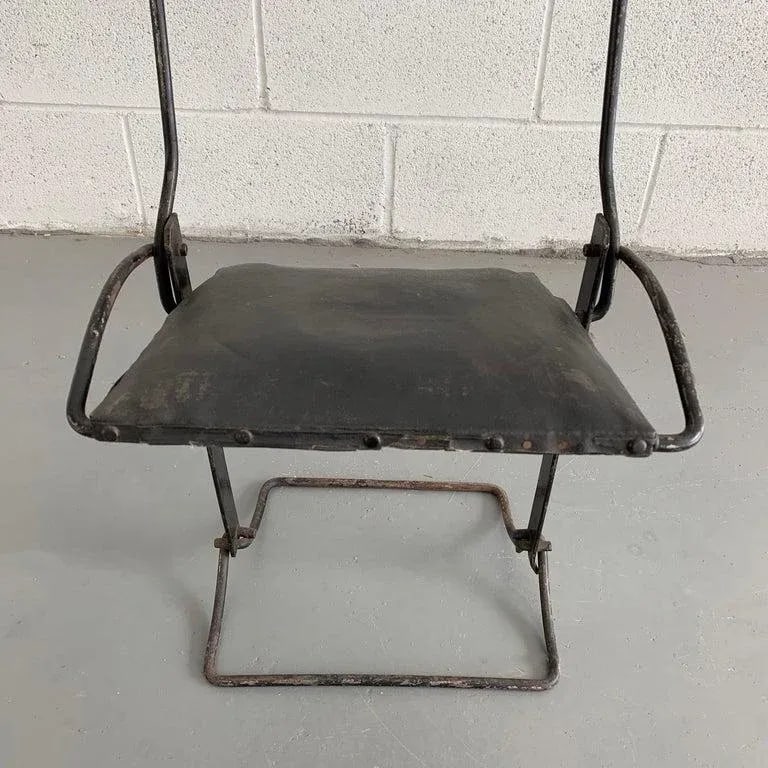 1920s Antique Folding Children's Buggy Chair - 7