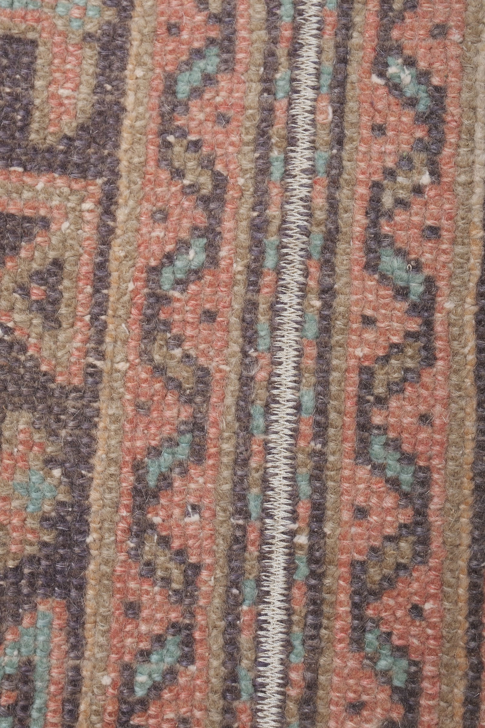 1960s Vintage Turkish Oushak Extra Long and Wide Runner - Stair Tread 1'10'' X 20'8'' - 9