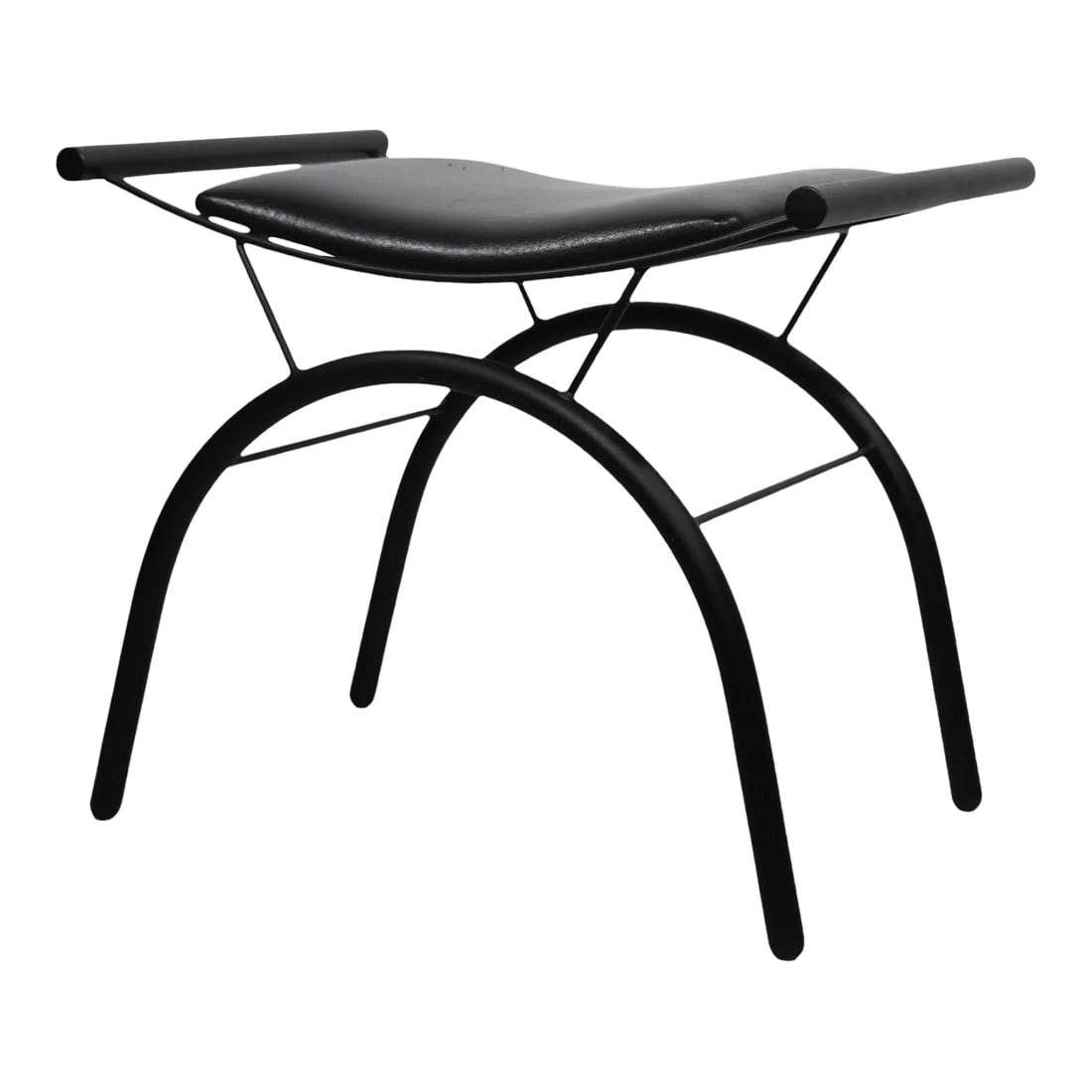 Post Modern Saddle Seat Vanity Bench Att. To Quebec 69 (1 of 12)